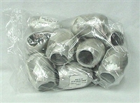RE-05 Silver poly ribbon egg 3/16in. x 66ft. Quantity 12
