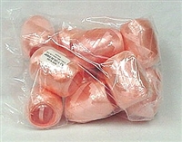 RE-43 Peach poly ribbon egg 3/16in. x 66ft. Quantity 12
