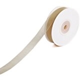 RN-19 Toffee sheer organza ribbon 1/4" x 25yds.