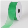 RO-17 Emerald Green sheer organza ribbon. 1 1/2" X 100yds.