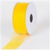 RO-65-25 Daffodil sheer organza ribbon. 1 1/2" x 25yds