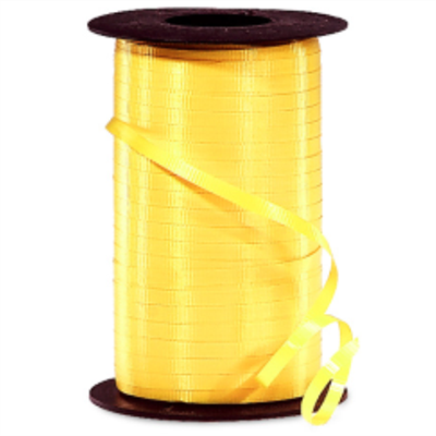 RS-11 Yellow-curling ribbon spool  3/16in. x 500 yds.