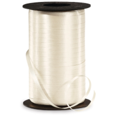 RS-14 Ivory-curling ribbon spool 3/16in. x 500 yds.