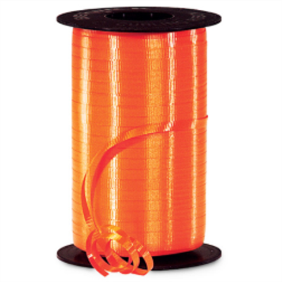 RS-40 Orange-curling ribbon spool  3/16in. x 500 yds.