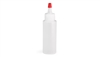 SB-02Q  Squeeze Bottle, plastic 2 oz. with red cap to seal. Quantity 12