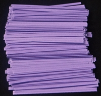 TP-06 Lavender paper twist tie. 3 1/2" Length Quantity 2,000