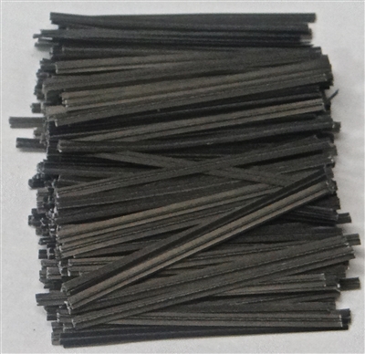 TP-10 Black paper twist tie. 3 1/2" Length Quantity 2,000