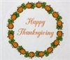 TS-40 "Happy Thanksgiving" on White Label. 1 5/8in. diameter. Quantity 96