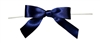 TTB2-62  Navy 2 1/2" Twist Tie Bow Qty 100