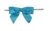 TTB2-97  Aqua 2 1/2" Twist Tie Bow Qty 100