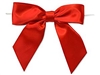 TTB4-13  Red 4" Twist Tie Bow Qty 50