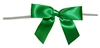 TTB4-17  Emerald Green 4" Twist Tie Bow Qty 50