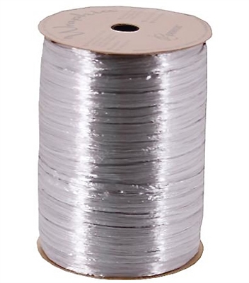 WRP-20 Silver Pearlized Wraphia 100 yards