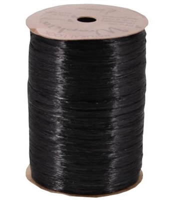 WRP-26 Black Pearlized Wraphia 100 yards