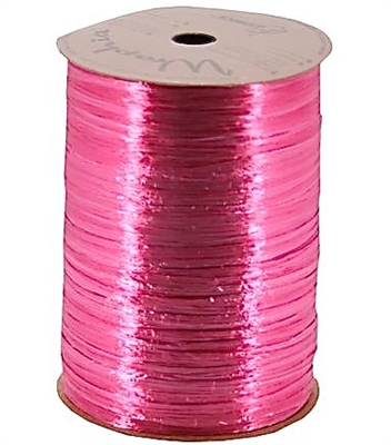 WRP-41 Beauty Hot Pink Pearlized Wraphia 100 yards