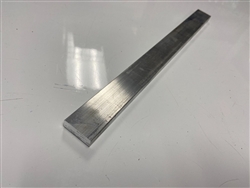 3/8" x 1" Aluminum Flat Bar, 6061 Plate, 12" Length, T6511 Mill Stock, 0.375