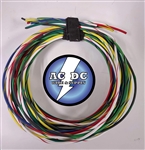 LOT (C) 16 AWG GXL HIGH TEMP AUTOMOTIVE POWER WIRE 8 STRIPED COLORS 15 FT EA