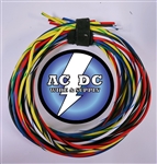 LOT (D) 16 AWG GXL HIGH TEMP AUTOMOTIVE POWER WIRE 8 STRIPED COLORS 15 FT EA