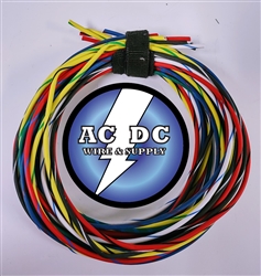 LOT (D) 16 AWG GXL HIGH TEMP AUTOMOTIVE POWER WIRE 8 STRIPED COLORS 25 FT EA