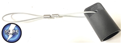 Female Device Cap, For 300/400A 600V AC/DC, Single Conductor Series 16 Cam lock. Black