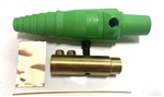 Hubbell series 16 GREEN CAM LOCK 400 AMP FEMALE