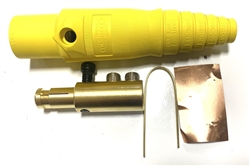 Hubbell series 16 YELLOW CAM LOCK 300 AMP MALE