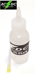 Liquid Flux No Clean CL-Flux 2 oz ounce Needle Bottle for Solder Slug Pellets