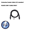 Extension Feeder Stage and lighting Cable 10 ft 4/0 L1 BLACK (LV) standard 405A