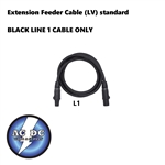 Extension Feeder Stage and lighting Cable 25 ft 4/0 L1 BLACK (LV) standard 405A