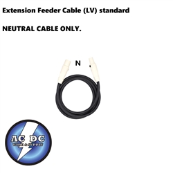 Extension Feeder Stage and lighting Cable 5 ft 4/0 N WHITE (LV) standard 405A