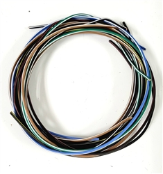 AUTOMOTIVE PRIMARY WIRE 18 GAUGE AWG HIGH TEMP TXL WITH PARALLEL STRIPE (LOT B) 6 COLORS 10 FT EA MADE IN USA