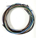 AUTOMOTIVE PRIMARY WIRE 18 GAUGE AWG HIGH TEMP TXL WITH PARALLEL STRIPE (LOT B) 6 COLORS 25 FT EA MADE IN USA