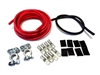 # 2 GAUGE RELOCATION HD Battery TOP POST Terminal Cable Kit 15'R/2'B 2 AWG U.S.A