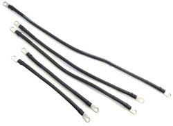 # 2 Awg HD Golf Cart Battery Cable 5 pc Set E-Z-GO Medalist 86 & UP U.S.A MADE