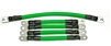 4 Gauge Golf Cart Battery Cable Set, (Green) E-Z-GO 1994 & UP MED/TXT 36V U.S.A Made+