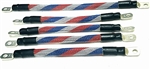 ACDC WIRE AND SUPPLY 2 Gauge Golf Cart Braided Battery Cable Set, (Patriot) E-Z-GO 1994 & UP MED/TXT 36V U.S.A Made