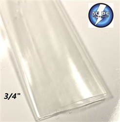 3/4" ID Clear Heat Shrink Tube 2:1 ratio 0.75"( 1 FT) inch/feet/to 20mm