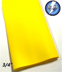 3/4" ID Yellow Heat Shrink Tube 2:1 ratio 0.75"( 1 FT) inch/feet/to 20mm