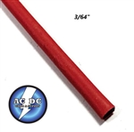 3/64 " inch 1.19mm Red 2:1 heat shrink tubing polyolefin (1 FOOT)