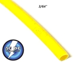 3/64 " inch 1.19mm Yellow 2:1 heat shrink tubing polyolefin (1 FOOT)