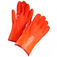 12" INSULATED ORANGE PVC GLOVES