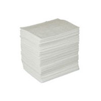 15" X 17" White Polypropylene Sorbent Pad