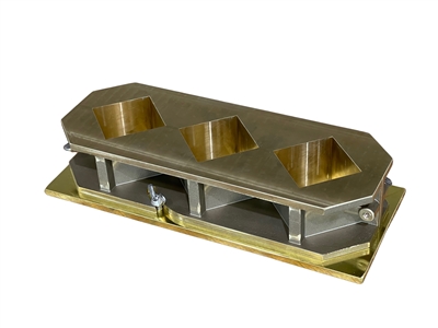 Brass 3-Gang Cube Mold - ACM-7