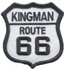 KINGMAN ROUTE 66 embroidered patch