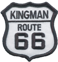 KINGMAN ROUTE 66 embroidered patch