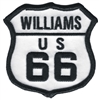 WILLIAMS US 66 embroidered patch