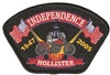 INDEPENDENCE RALLY HOLLISTER embroidered patch