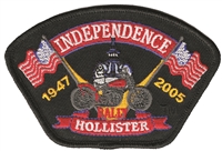 INDEPENDENCE RALLY HOLLISTER embroidered patch