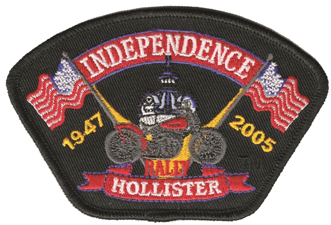 INDEPENDENCE RALLY HOLLISTER embroidered patch