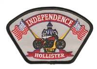 INDEPENDENCE RALLY HOLLISTER embroidered patch